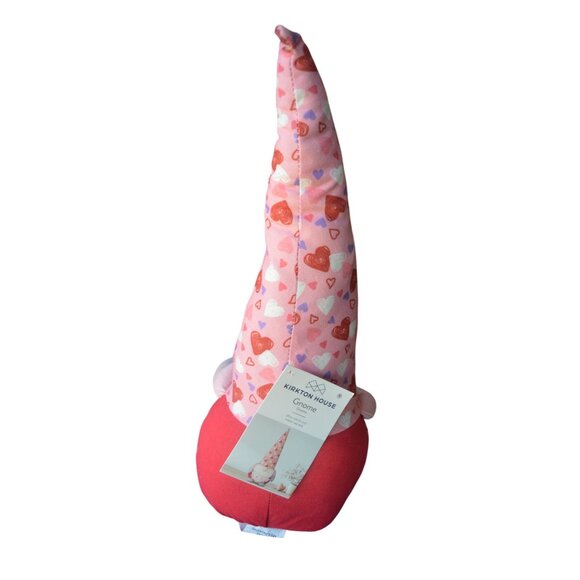 Kirkton House Valentines Day Gnome Decoration With Pink Heart Love Design 20" - Picture 4 of 5